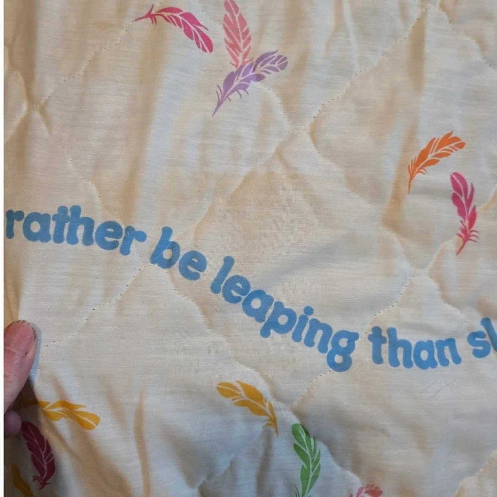 Vintage 1986 Popples quilter Comforter Bedspread 80s Cartoon Blanket Twin/full